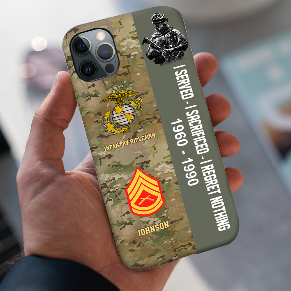 Veteran Custom Phone Case Personalized Gift