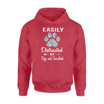 Succulent, Dog Easily Distracted By Dogs And Succulents- Standard Hoodie - PERSONAL84