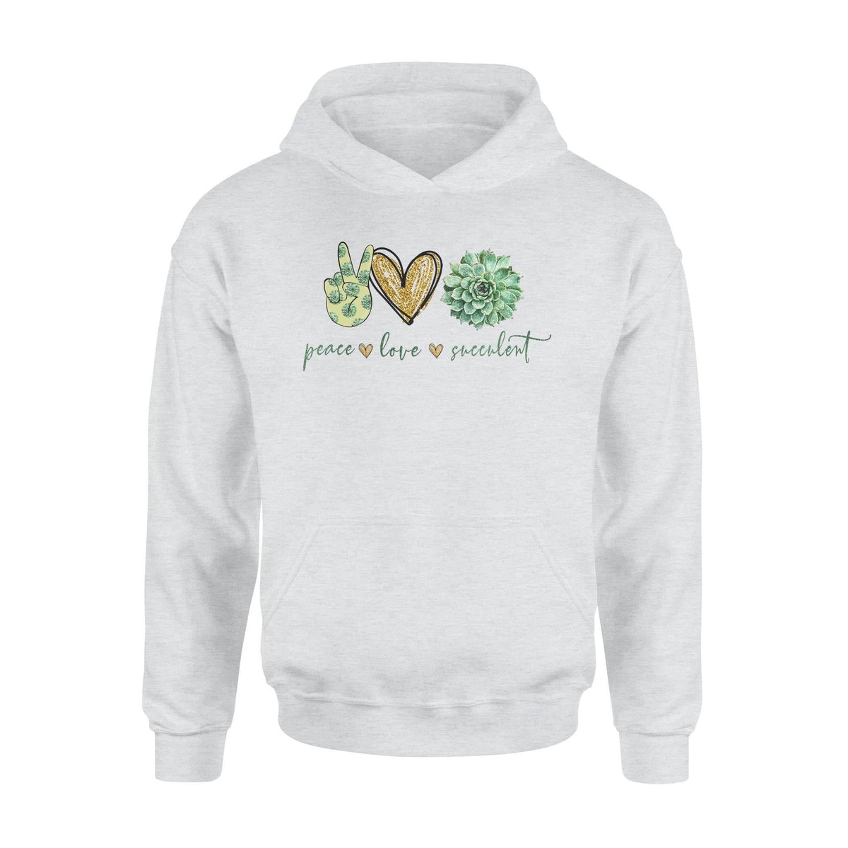 Succulent Peace Love Succulent - Standard Hoodie - PERSONAL84