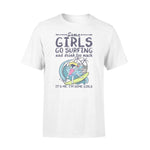 Surfing, Wine Some Girls Go Surfing And Drink Too Much - Standard T-shirt - PERSONAL84