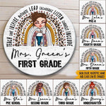 Teacher Custom Sign Teach Love Inspire Personalized Gift - PERSONAL84