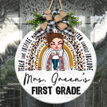 Teacher Custom Sign Teach Love Inspire Personalized Gift - PERSONAL84