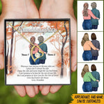 To My Granddaughter Necklace Wherever Journey In Life Personalized Gift - PERSONAL84