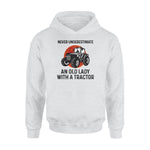 Tractor An Old Lady Who Drives Tractor - Standard Hoodie - PERSONAL84