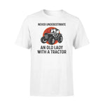 Tractor An Old Lady Who Drives Tractor - Standard T-shirt - PERSONAL84