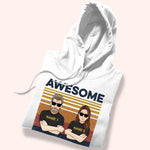 Dad Custom Shirt Awesome Like My Daughter Personalized Father's Day Gift