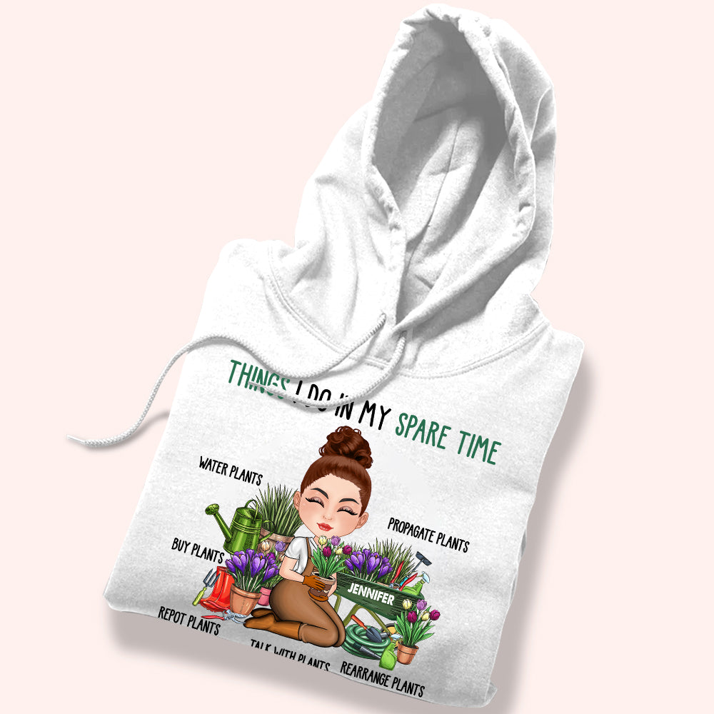Gardening Custom Shirt Things I Do In My Spare Time Personalized Gift