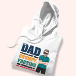 Dad Custom Shirt Being A Dad Is Being Grumpy Farting Knowing A Lot Personalized Father's Day Gift