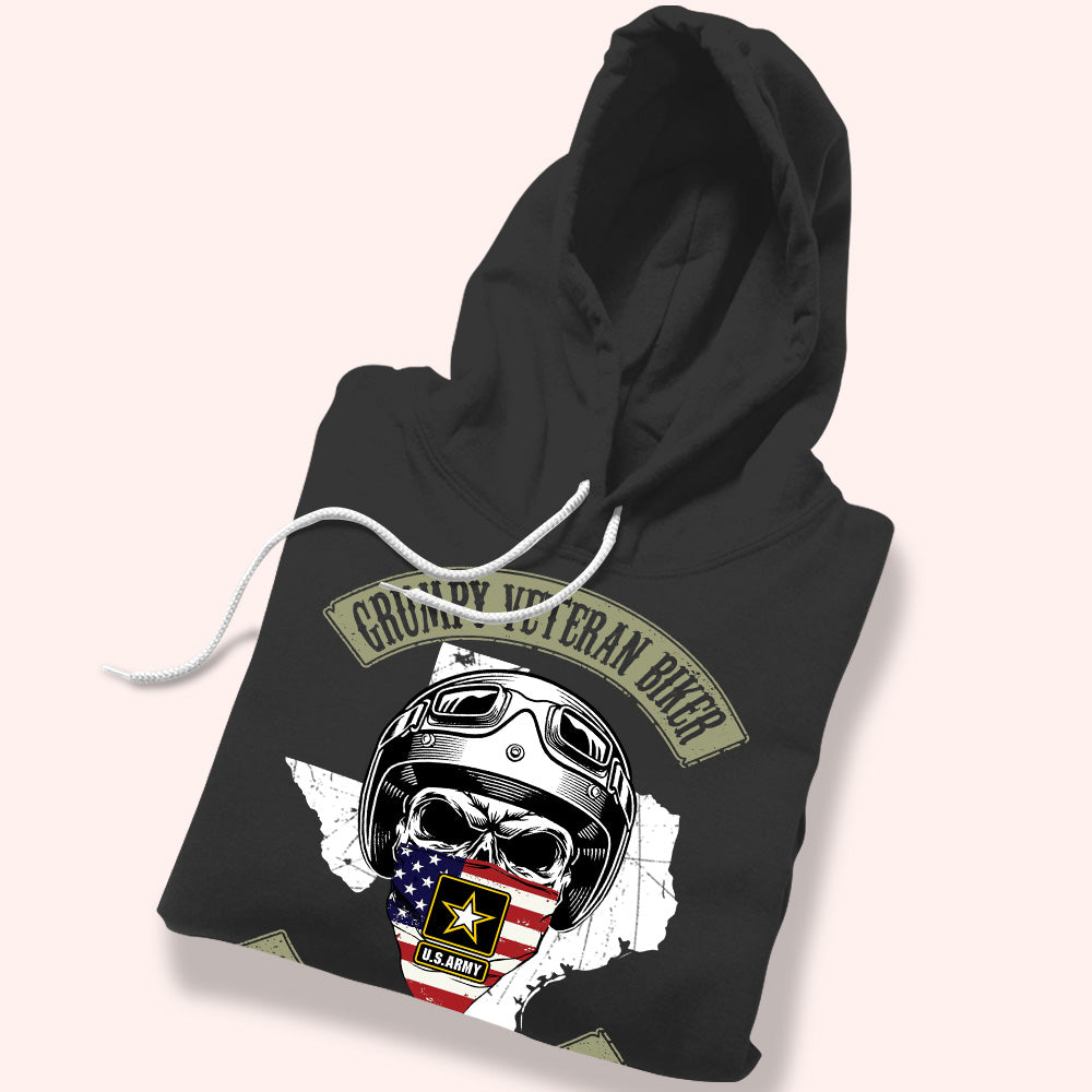 Veteran Custom Shirt Grumpy Veteran Biker Personalized Gift