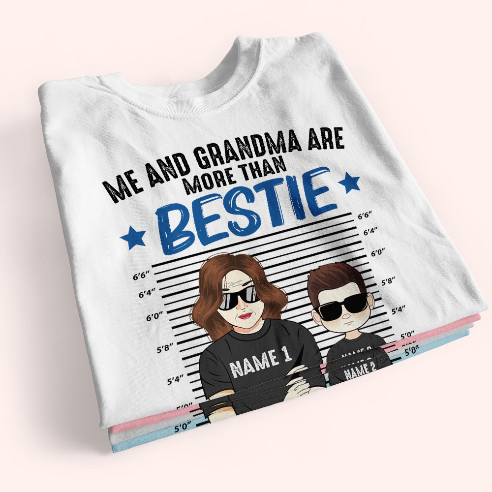 Grandma And Grandkids Custom Shirt More Than Besties Accomplice And Alibi Personalized Gift