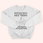 Dad Custom Shirt I Asked God To Make Me A Better Man Personalized Father's Day Gift