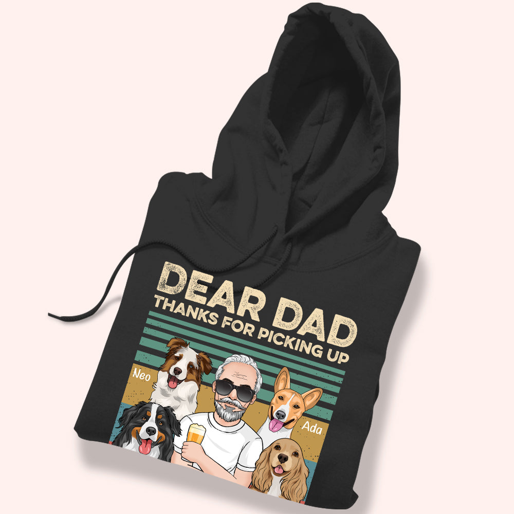 Dog Custom Shirt Thanks For Picking Up Our Poop And Stuff Personalized Gift