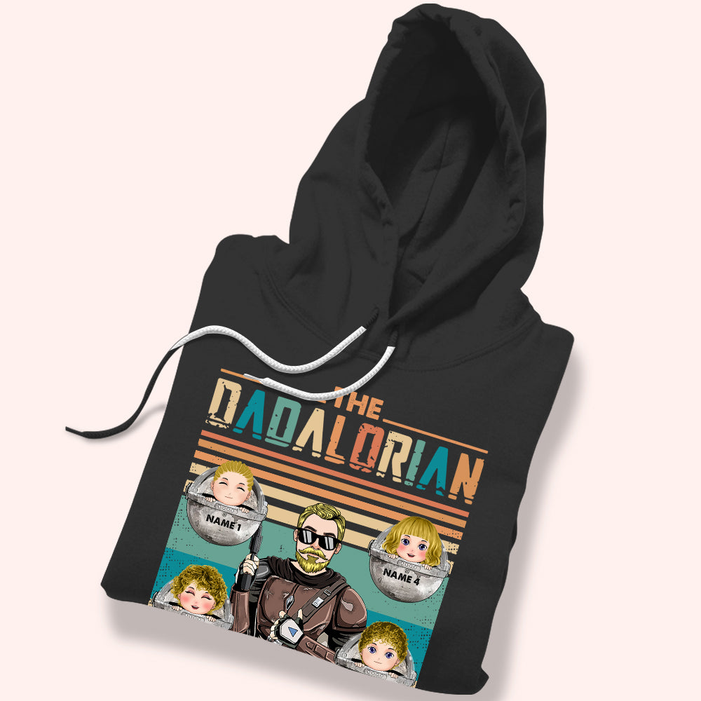 Dad Custom Shirt Dadalorian This Is The Way Personalized Father's Day Gift