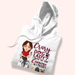 Dog Custom Shirt Crazy Dog Lady Canine Enthusiast Personalized Gift