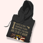 Veteran Custom Shirt I Wanted Served And I'D Do It Again Personalized Gift