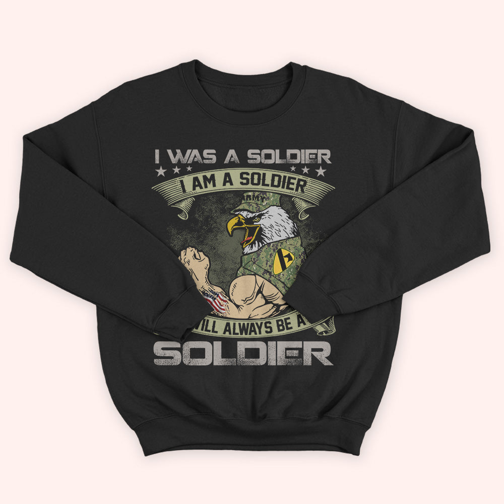Veteran Custom Shirt I Was A Soldier Personalized Gift