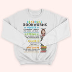 Book Reader Custom Shirt Seasonal Bookworms Personalized Gift For Book Lover