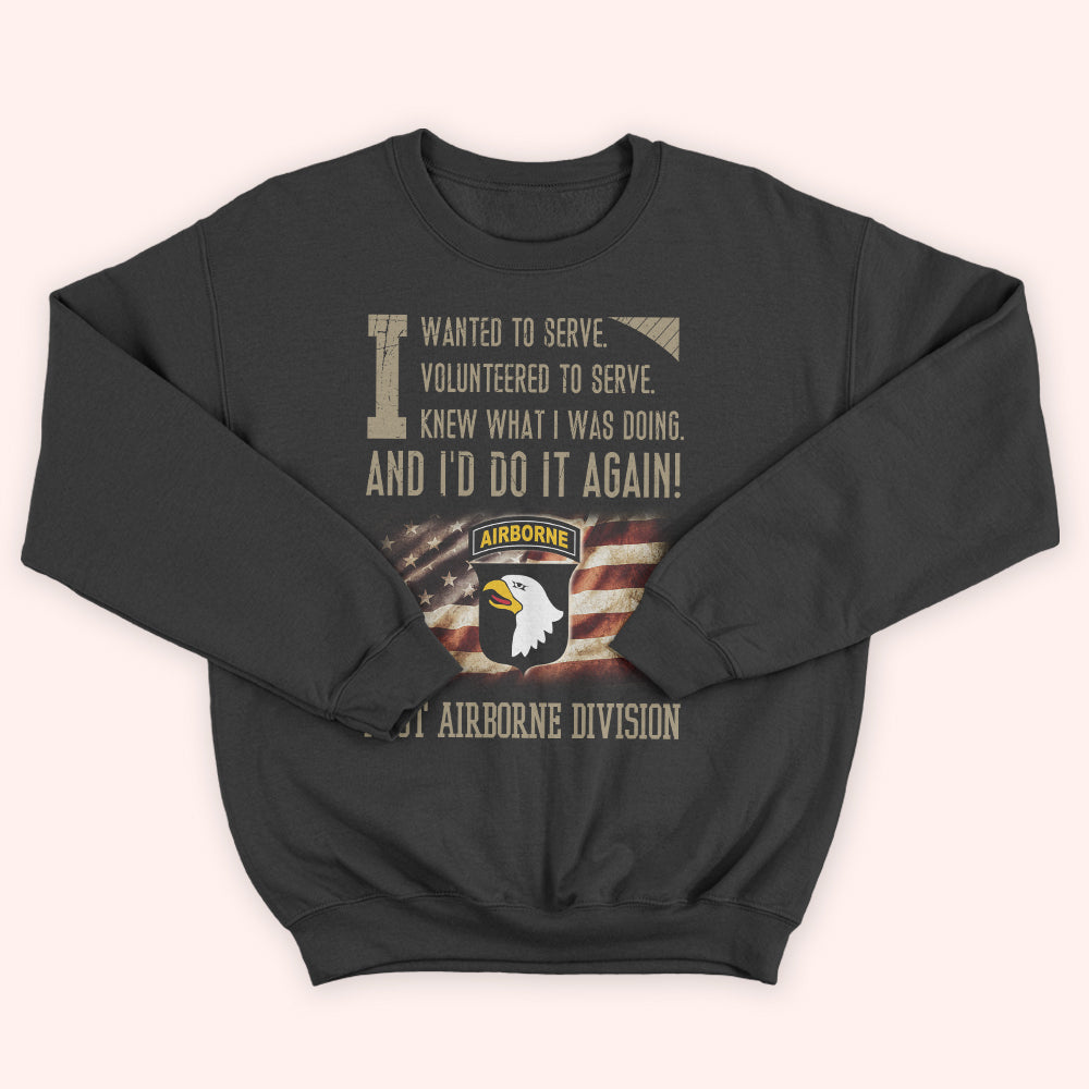 Veteran Custom Shirt I Wanted Served And I'D Do It Again Personalized Gift