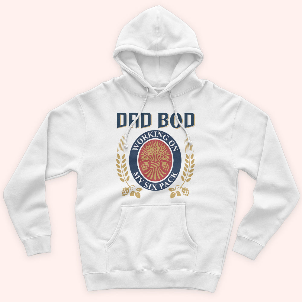 Dad Custom Shirt Working On My Six Pack Personalized Gift