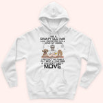 Dog Custom Shirt Grumpy Old Man Love Dogs Protect Family Personalized Gift