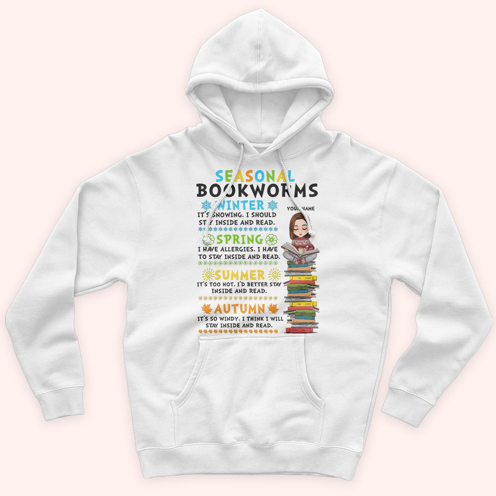 Book Reader Custom Shirt Seasonal Bookworms Personalized Gift For Book Lover