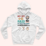 Cat Custom Shirt My Life Is Ruled By A tiny Furry Overlords Personalized Gift