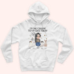 Cat Custom Shirt I'm Only Talking To My Cats Today Personalized Gift