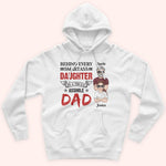 Dad Custom Shirt Behind Every Smartass Daughter Is A Truly Asshole Dad Personalized Father's Day Shirt