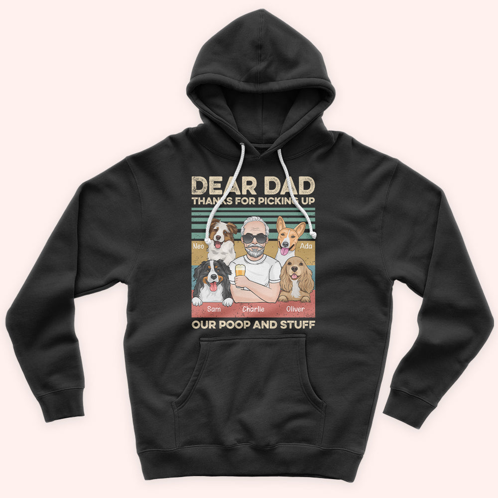 Dog Custom Shirt Thanks For Picking Up Our Poop And Stuff Personalized Gift