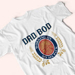 Dad Custom Shirt Working On My Six Pack Personalized Gift