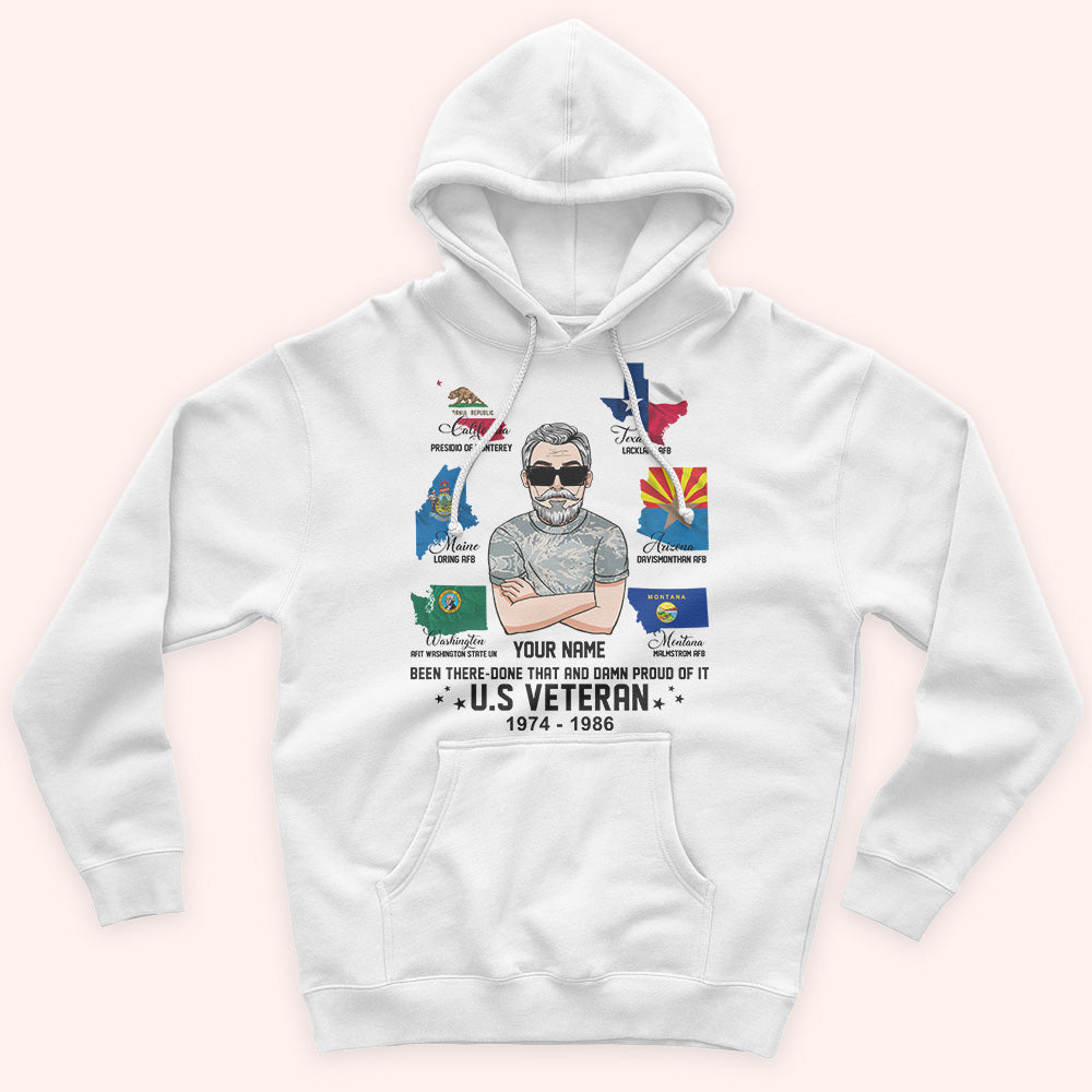 Veteran Custom Shirt Been There Done That And Damn Proud Of It Personalized Gift