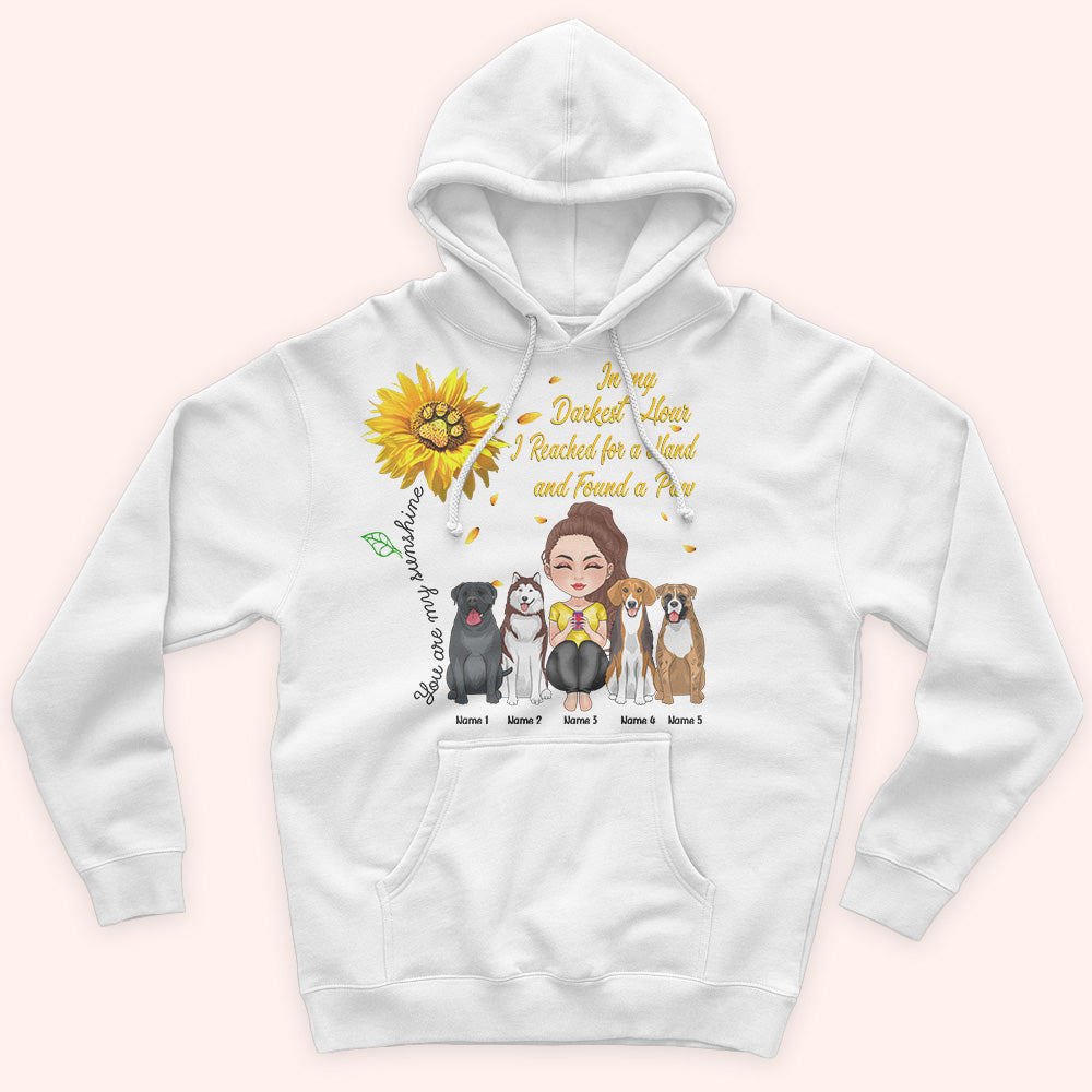Dog Custom Shirt You Are My Sunshine I Found Your Paws Personalized Gift For Dog Lover