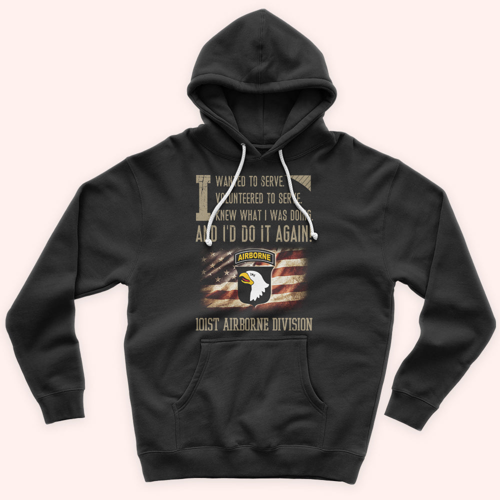 Veteran Custom Shirt I Wanted Served And I'D Do It Again Personalized Gift