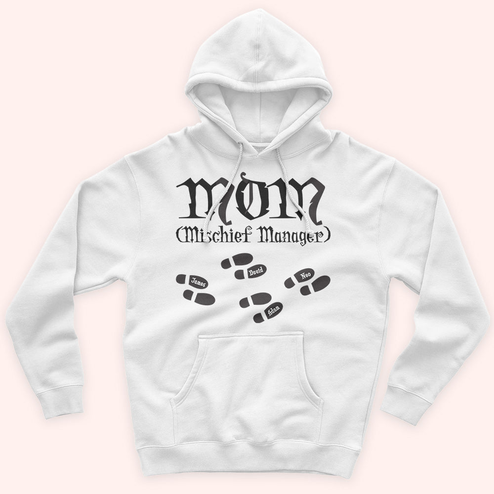 Parent Custom Shirt Mischief Manager And Mischief Supporter Personalized Gift