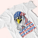 Veteran Custom Shirt All Merican Grandpa Personalized Gift For Fourth Of July