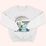 Easter Custom Shirt Grandma's Peeps Vintage Truck With Grandkids Name Personalized Gift