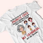 Grandma Custom Shirt My Grandkids Are My Favorite Personalized Gift