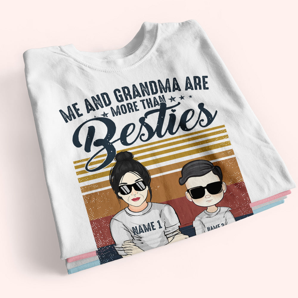 Grandma And Grandkid Custom Shirt More Than Bestie Accomplice And Alibi Personalized Gift