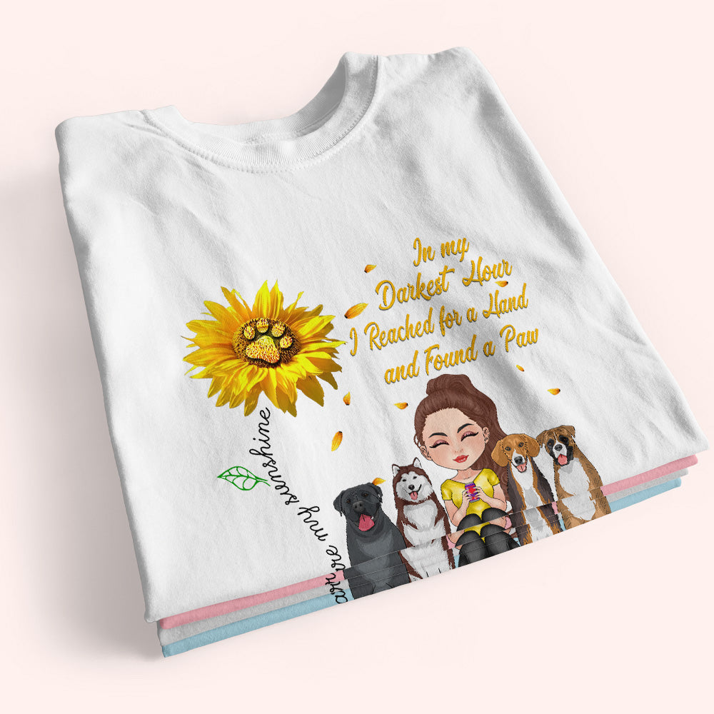 Dog Custom Shirt You Are My Sunshine I Found Your Paws Personalized Gift For Dog Lover