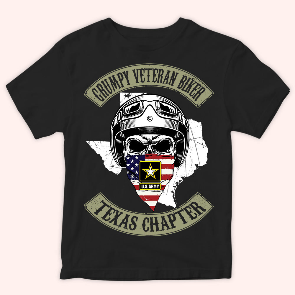 Veteran Custom Shirt Grumpy Veteran Biker Personalized Gift