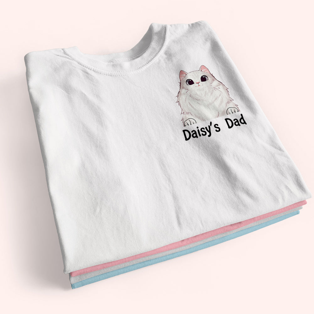 Cat Custom Shirt Cat's Dad Personalized Gift For Father's Day