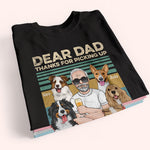 Dog Custom Shirt Thanks For Picking Up Our Poop And Stuff Personalized Gift