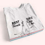 Dad Custom Shirt Best Friends Since Day One Personalized Father's Day Gift