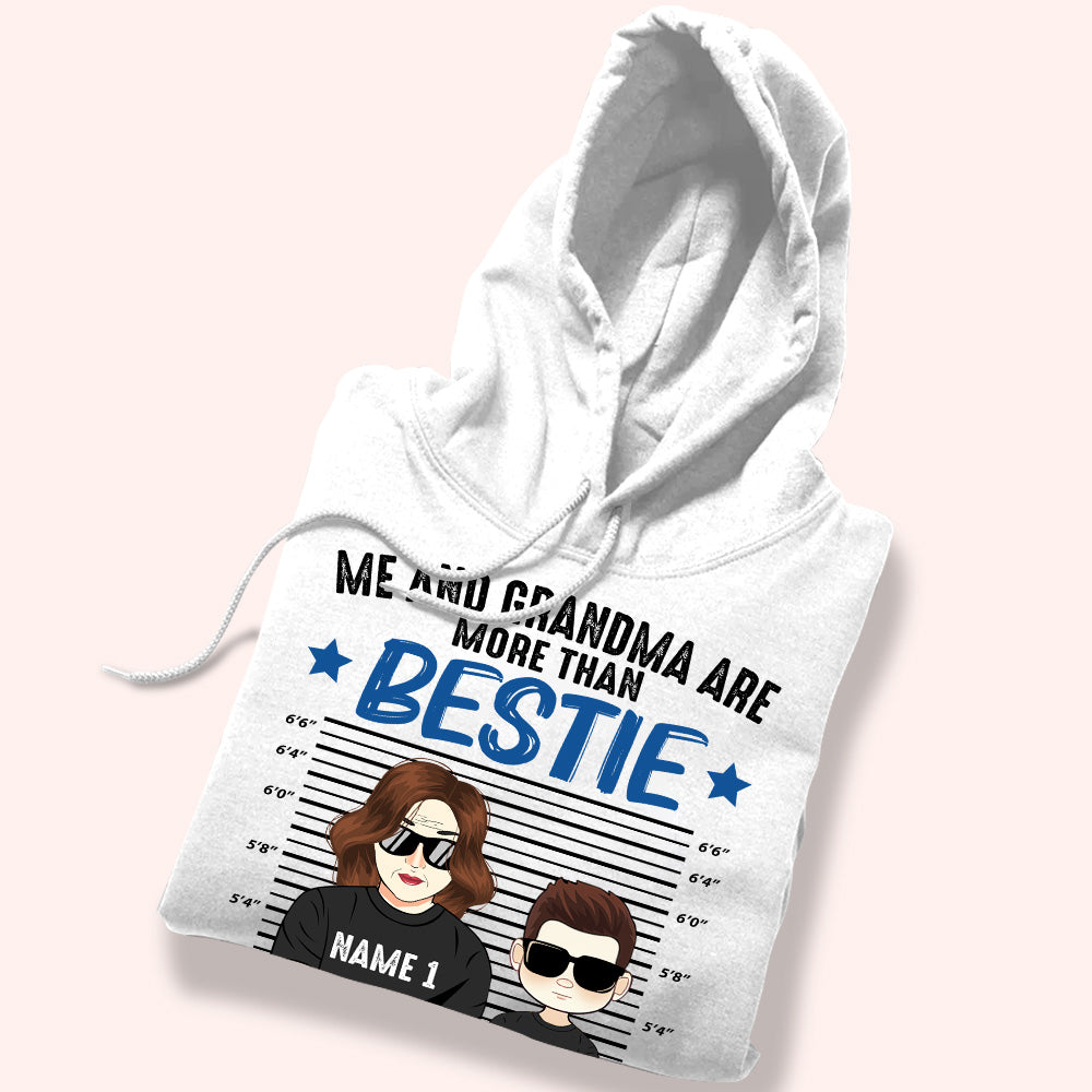 Grandma And Grandkids Custom Shirt More Than Besties Accomplice And Alibi Personalized Gift
