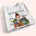 Gardening Custom Shirt Things I Do In My Spare Time Personalized Gift