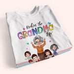 Grandma Custom Shirt Rocking The Grandma Life Personalized Gift