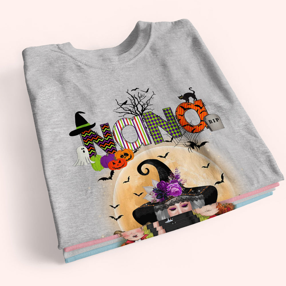 Grandma Custom Shirt For Halloween Personalized Gift