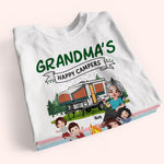 Camping Custom Shirt Grandma's Happy Campers Personalized Gift