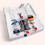 Veteran Custom Shirt Been There Done That And Damn Proud Of It Combat Boots Personalized Gift