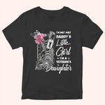 Veteran Custom Shirt I'm A Veteran's Daughter Personalized Gift